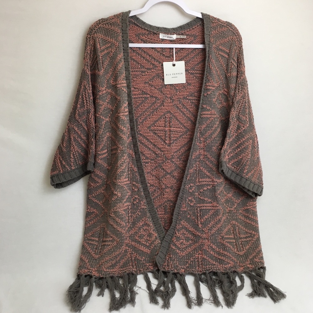 Blu Pepper | Chunky Knit Cardigan